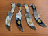 Compact Noble Lion Kirpans in exquisite midnight blue or white pearl Kirinite (durable resin) Special Offer below!