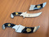 Compact Noble Lion Kirpans in exquisite midnight blue or white pearl Kirinite (durable resin) Special Offer below!