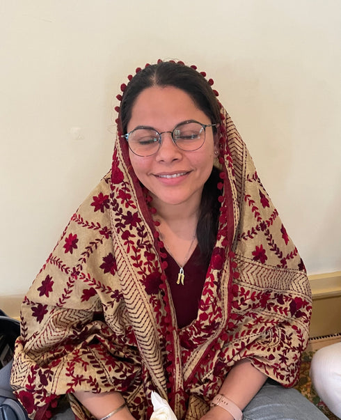 Two-tone steel Khanda and Kirpan pendants on chains - Purchase two or more and receive 25% off!!