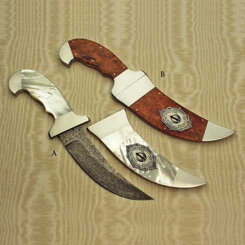 Mother of pearl and hardwood Kirpans