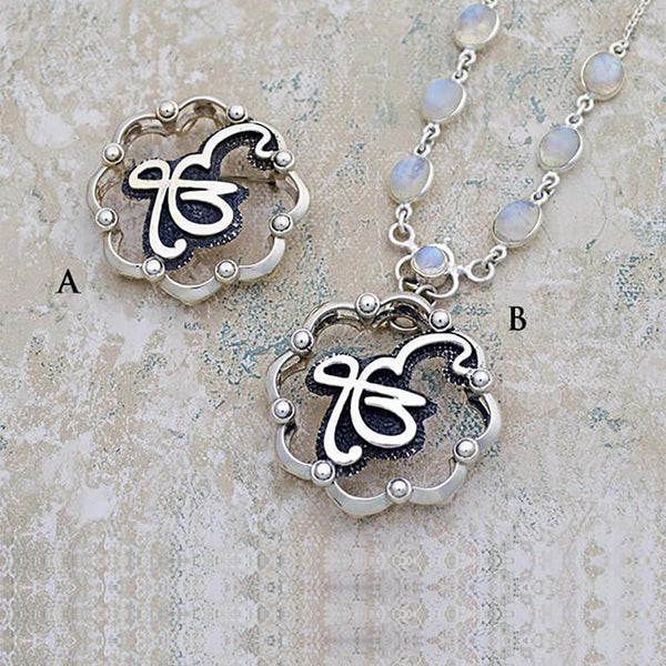 Stylized Ekongkar pin pendants or necklaces
