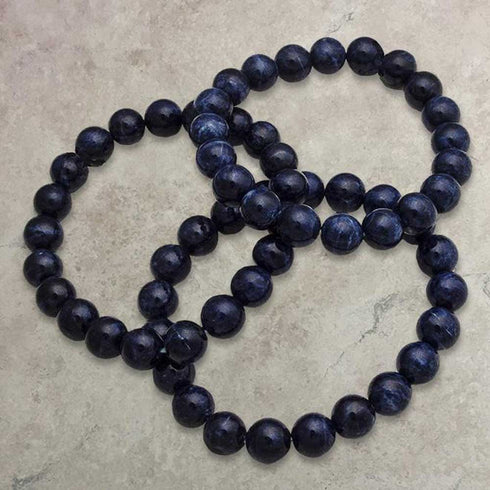 Finest natural gemstone bead stretch bracelets