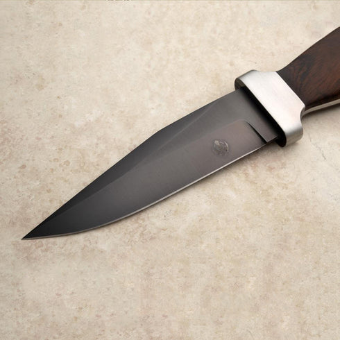 Boot or Belt Knife w/ black passivate blade