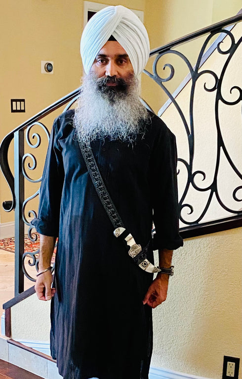 Engraved mother of pearl Kirpan