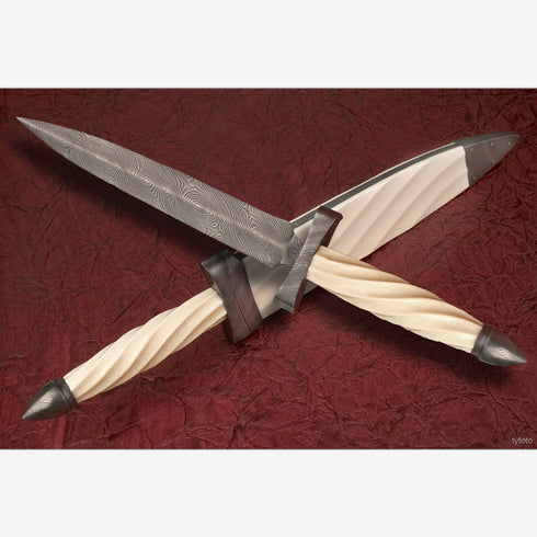 Fluted ivory dagger