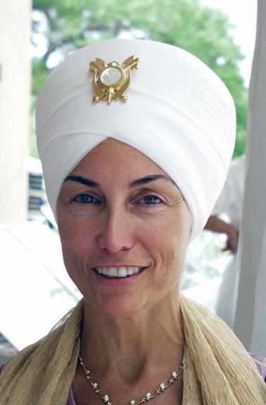 Gemstone double axe adi shakti/khanda pin/pendant