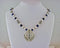 Elegant lapis, pearl, silver Adi Shakti Power Necklace