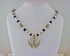 Elegant lapis, pearl, silver Adi Shakti Power Necklace