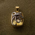22K Gold, Natural Yellow Sapphire Ekongkar Pendants