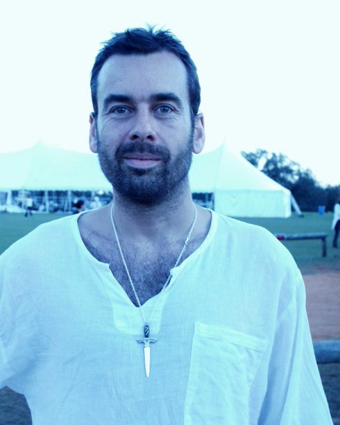 Large Classic European style gemstone handled dagger pendants