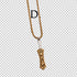Two-tone steel Khanda and Kirpan pendants on chains - Purchase two or more and receive 25% off!!