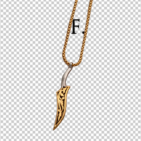 Two-tone steel Khanda and Kirpan pendants on chains - Purchase two or more and receive 25% off!!