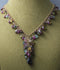 Natural multi-color tourmaline faceted briolette necklace - 45% off!