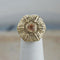Yellow Sapphire, Gold Khanda / Adi Shakti Talisman Ring