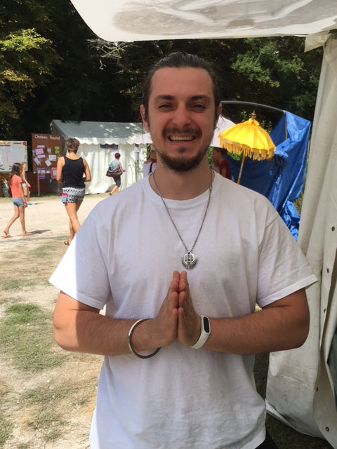 Simple and elegant Khanda / Adi Shakti pin pendants