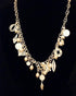 Pearl and charm necklace
