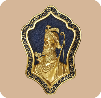 Guru Nanak and Guru Gobind Singh - 3D Wall Art