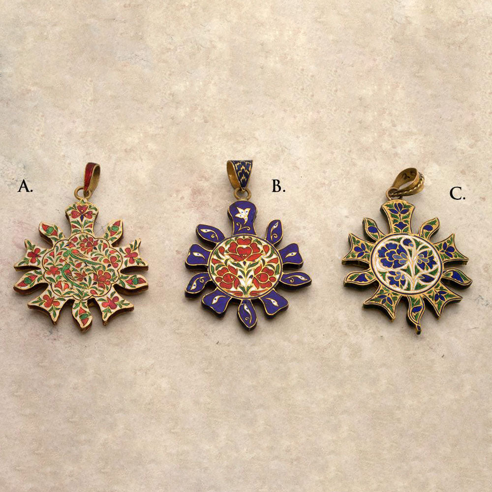 22kt. Gold Guru Ram Das, Guru Gobind Singh and Guru Nanak pendants