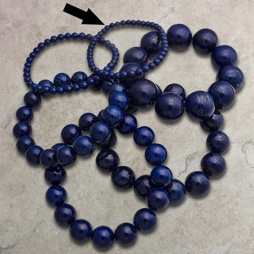 Finest natural gemstone bead stretch bracelets