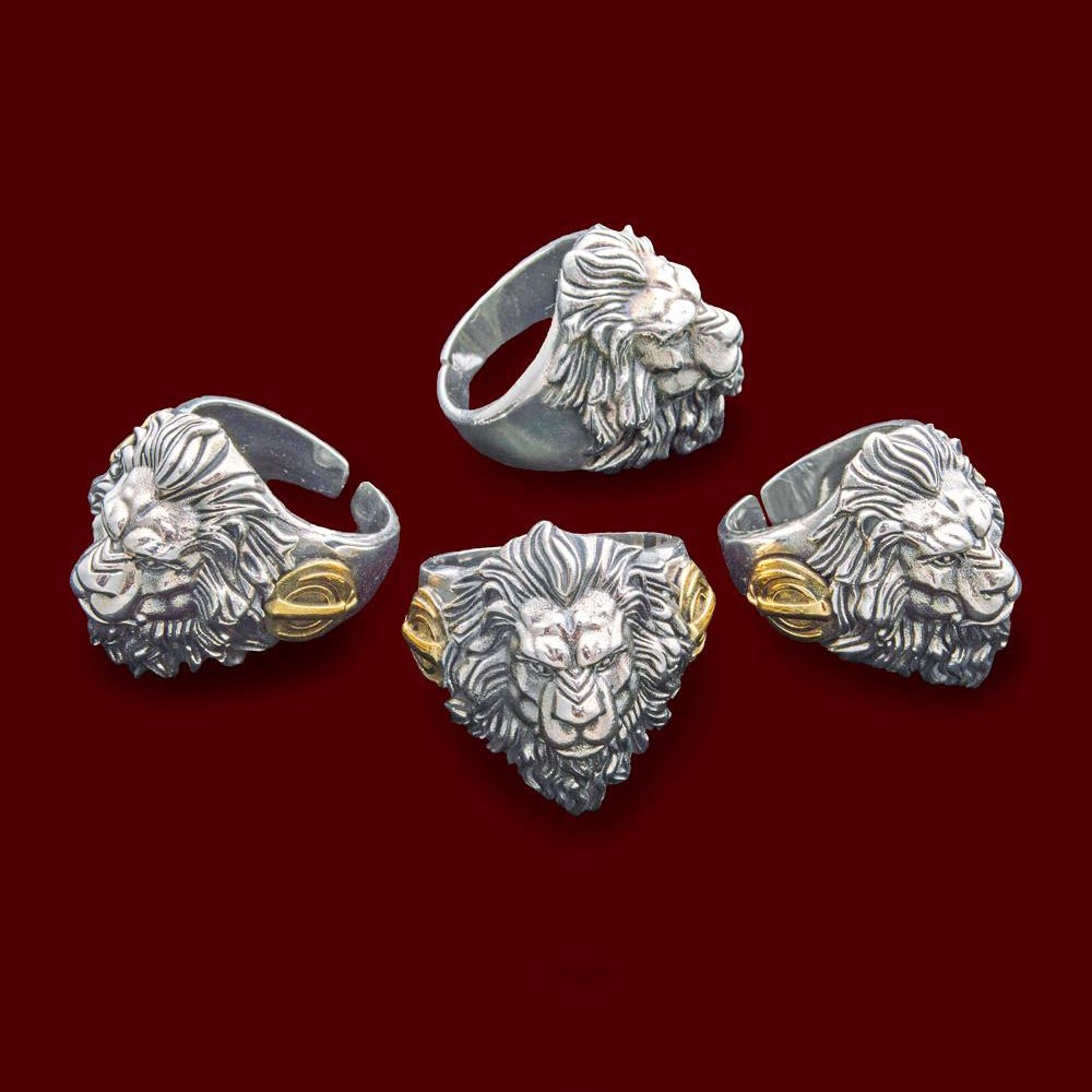 Noble Lion Silver Rings