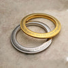 Heavyweight solid stainless steel Karas - some with gold tone