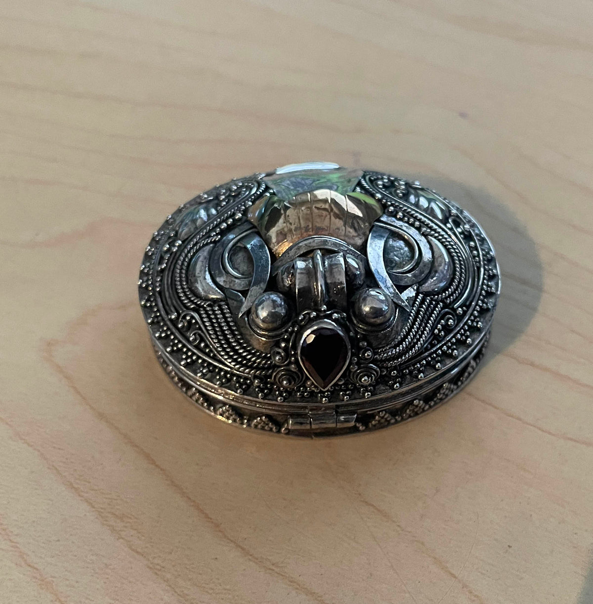 35% off!! Small decorative silver pill boxes
